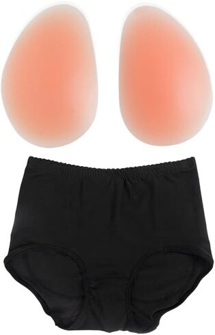 BMLen Silicone Butt Pads Fake Buttock Butt Lifter Enhancer Shaper Panties Underwear in Kuwait