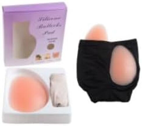 BMLen Silicone Butt Pads Fake Buttock Butt Lifter Enhancer Shaper Panties Underwear in Kuwait
