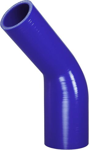 X AUTOHAUX 1 قطعة 51-60 مللي متر 2.01 "-2.36" ID 120 مللي متر 4.72 "طول 45 درجة الأزرق سيارة خرطوم سيليكون خرطوم التبريد العالمي in Saudi Arabia