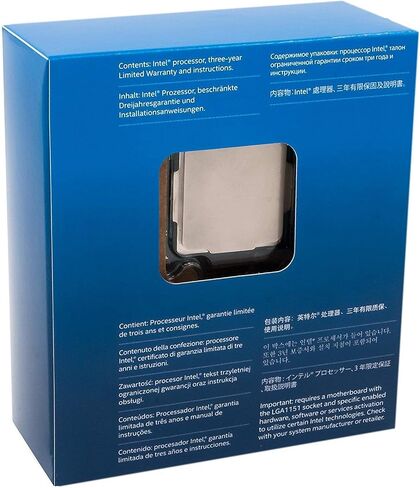 معالج سطح المكتب Intel Core i7-7700K 4 نوى يصل إلى 4.5 جيجاهرتز مفتوح LGA 1151 100/200 Series 91 وات (متجدد) in Kuwait