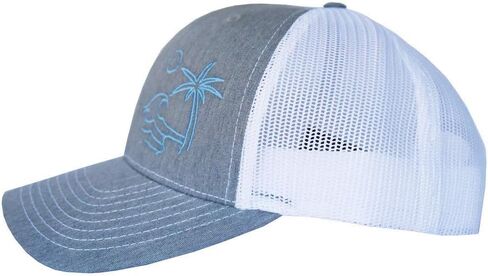 قبعة سائق الشاحنة الخارجية Snapback - تصميم شاطئ الأمواج in Kuwait
