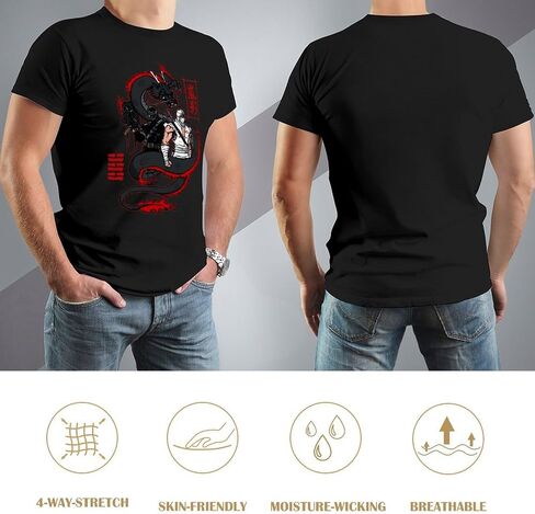 Arashikage Clan Storm Shadow Snake Eyes GI Dragon Joe Men's Basic Short Sleeve T-Shirt Cotton Unisex Fashion Casual T-Shirts in Saudi Arabia