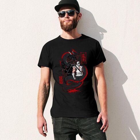 Arashikage Clan Storm Shadow Snake Eyes GI Dragon Joe Men's Basic Short Sleeve T-Shirt Cotton Unisex Fashion Casual T-Shirts in Saudi Arabia