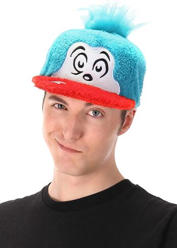Dr. Seuss Thing 2 Costume Fuzzy Snapback Hat in Saudi Arabia