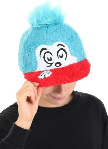 Dr. Seuss Thing 2 Costume Fuzzy Snapback Hat in Saudi Arabia