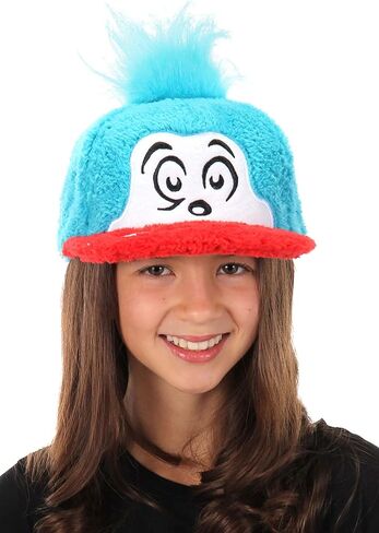 Dr. Seuss Thing 2 Costume Fuzzy Snapback Hat in Saudi Arabia