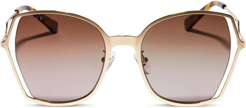 DIFF Donna III Oversized Sunglasses for Women UV400 Protection, Lightweight Wire Vintage in Kuwait