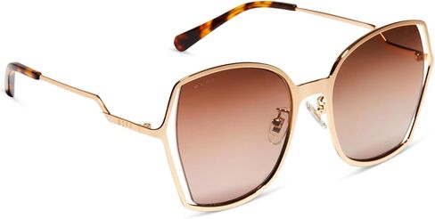 DIFF Donna III Oversized Sunglasses for Women UV400 Protection, Lightweight Wire Vintage in Kuwait