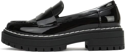 Soda “Eureka" ~ Women Slip On Platform Penny Loafer Lug Sole with Stitched Detail in Kuwait