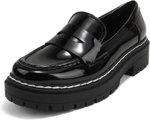 Soda “Eureka" ~ Women Slip On Platform Penny Loafer Lug Sole with Stitched Detail in Kuwait