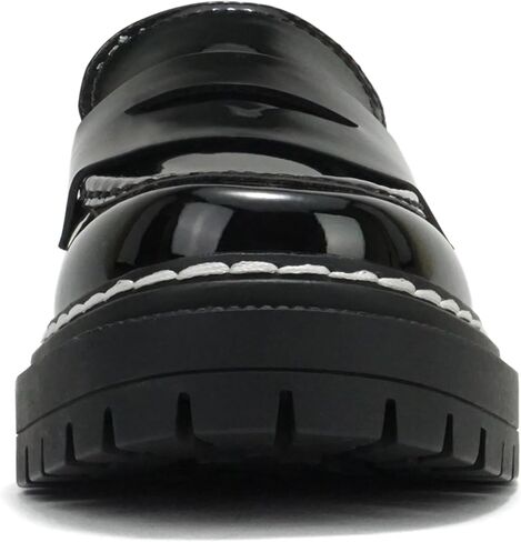 Soda “Eureka" ~ Women Slip On Platform Penny Loafer Lug Sole with Stitched Detail in Kuwait