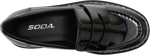 Soda “Eureka" ~ Women Slip On Platform Penny Loafer Lug Sole with Stitched Detail in Kuwait
