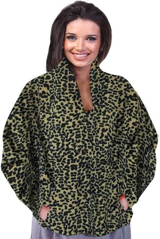 35 درجة أدناه شال بأساور مع جيوب، سترة صوفية طويلة مريحة وناعمة، لف شال منفضة صوفية in Kuwait