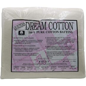 Quilter's Dream Select Loft Batting for Quilting (Natural Queen)