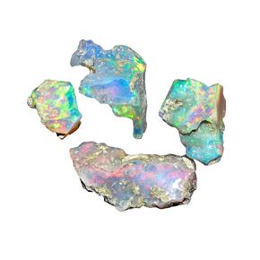 25 Carat QNAVIC AA+ Natural Raw Ethiopian Fire Opal Rough Gemstone Crystals, Chakra Healing Energy Stones, October Birthstone, Jewelry Making Supplies, DIY Gifts Art Crafts, Wire Wrapping Stones