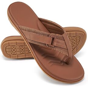 Aomigoct Flip Flops for Women Sandals: Dressy Comfortable Thong Sandals for Women Summer Beach Walking Flip Flops