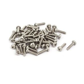 uxcell M2x5mm 304 Stainless Steel Button Head Torx Socket Screws Fastener 50pcs
