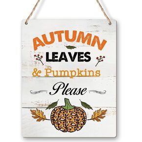 أوراق الخريف واليقطين يرجى علامة خشبية جدار الفن ريفي الخريف خشبية معلقة علامة لمزرعة المنزل المطبخ باب الجدار الديكور in Kuwait