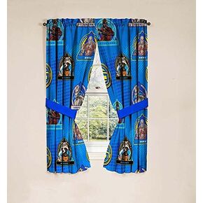 MARVEL Guardians of the Galaxy Drapes Window Treatment 2 Panels Blue Blaze