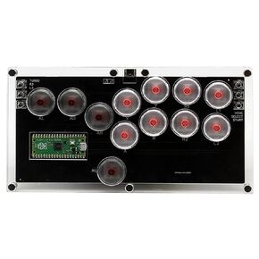 XIAO SHI MIN STORY All Buttons Fight Stick Controller Style Arcade Joystick For Sanwa PC USB Steam Full button direction control lift SOCD Fighting Stick Controller WASD
