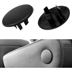 2PCS Armrest Cover Bolt Buckle for GMC Chevrolet Cadillac Escalade ESV4 Tahoe Suburban Yukon, Car Arm Rest Cover Cap Handle Fastening Trim Bolt Replacement OEM 15279689 Accessories (Black)