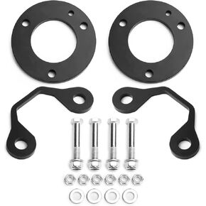 مجموعة أدوات التسوية الأمامية Dynofit للطرق الوعرة مقاس 1 بوصة متوافقة مع 2021+ Bronco 2wd 4wd، مجموعة رفع تعليق فاصل أمامي مقاس 1 بوصة، مطلية بمسحوق أسود in Kuwait