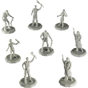 شخصيات Monster Townsfolk Mini Fantasy - 8 قطع من شخصيات الفلاحين غير القابلة للعب - حجم سداسي 1 بوصة متوافق مع DND Dungeons and Dragons وPathfinder وجميع ألعاب الطاولة RPG