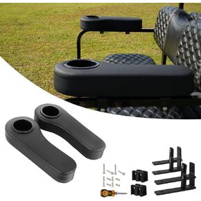Golf Cart Armrest with Cup Holder for Rear Seat kit