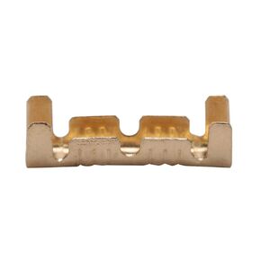 U-Shaped Wiring Terminal, Brass Wiring Terminal, 100pcs Docking Connector Line Pressing Button Quick Wiring Terminals 0.5-1.5mm
