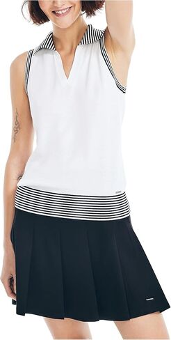 Nautica Women's Sustainably Crafted Classic Fit Polo Sweater in Saudi Arabia