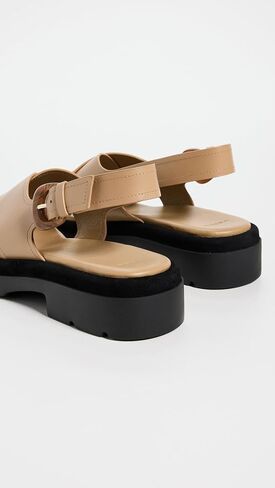 Vince Womens Helena Slingback Platform Sandal Dune Beige Leather 7 M in Saudi Arabia