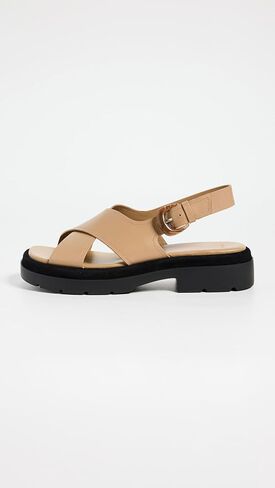 Vince Womens Helena Slingback Platform Sandal Dune Beige Leather 7 M in Saudi Arabia