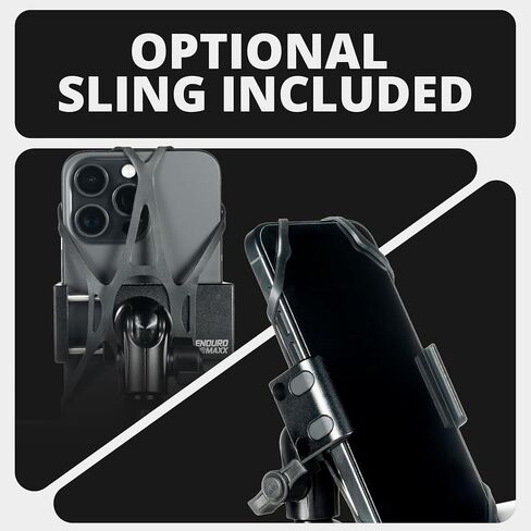 Tackform Black Motorcycle Perch/Brake/Clutch Reservoir Phone Mount - Vibration Dampening 20MAXX Spring Cradle | 3.5" Long Reach Arm | Aluminum | Compatible with Harley-Davidson, Gold Wing, More in Saudi Arabia