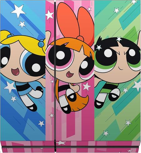Head Case Designs Officially Licensed The Powerpuff Girls Group Graphics Vinyl Sticker Gaming Skin Decal Cover Compatible with Sony PlayStation 4 PS4 Console and DualShock 4 Controller Bundle in Saudi Arabia