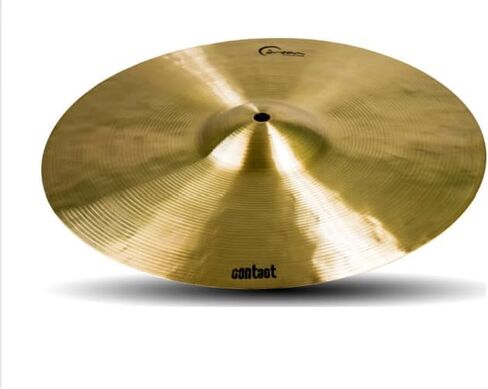 Dream Cymbals and Gongs 14 Inch Crash Cymbal (C-CR14) Bundle with Liquid Audio Instrument Polishing Cloth - Dream Contact Series in Saudi Arabia