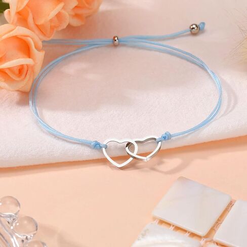 PINKDODO First Day of Bracelets Set for 2 Matching Wish Bracelets Back to School Gifts in Kuwait