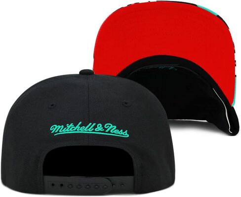 Mitchell & Ness Vancouver Grizzlies NBA Swingman Pop Snapback Hat Adjustable Cap - Black in Saudi Arabia