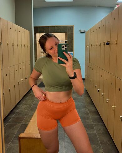 SOUL Collection Women Effortless Seamless Shorts Workout Scrunch Short in Saudi Arabia