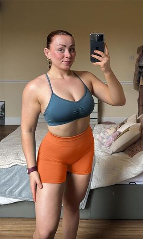 SOUL Collection Women Effortless Seamless Shorts Workout Scrunch Short in Saudi Arabia