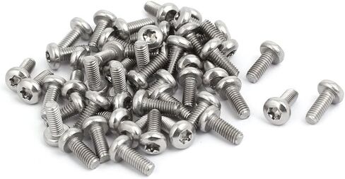 uxcell M2x5mm 304 Stainless Steel Button Head Torx Socket Screws Fastener 50pcs in Saudi Arabia