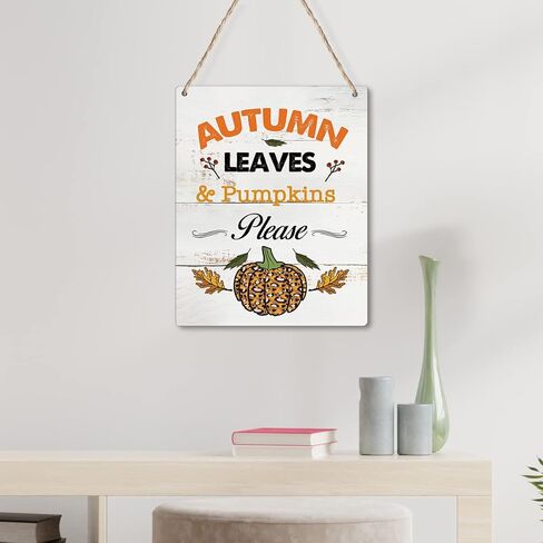 أوراق الخريف واليقطين يرجى علامة خشبية جدار الفن ريفي الخريف خشبية معلقة علامة لمزرعة المنزل المطبخ باب الجدار الديكور in Kuwait