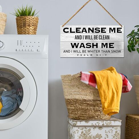 Laundry Wood Sign Decor, Laundry Wash Room Decorations for Door Wall Hanging Sign boho Bathroom Home Decor, Wash Sign for Laundry Room, Housewarming Gifts for New House Home, Wash Dry Fold in Saudi Arabia