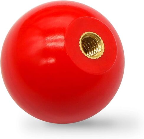 Wulankd 4 عبوات 1/4"-20 خيط عصا التحكم الكرة ذات مقبض علوي هزاز برأس مستدير لعبة أركيد استبدال أجزاء DIY، أحمر in Kuwait