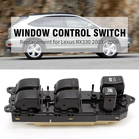 Driver Side Power Window Switch Replacement for Lexus RX330 03-06 RX350 07-09 RX400h 06-08 Replace 84040-48140 in Saudi Arabia