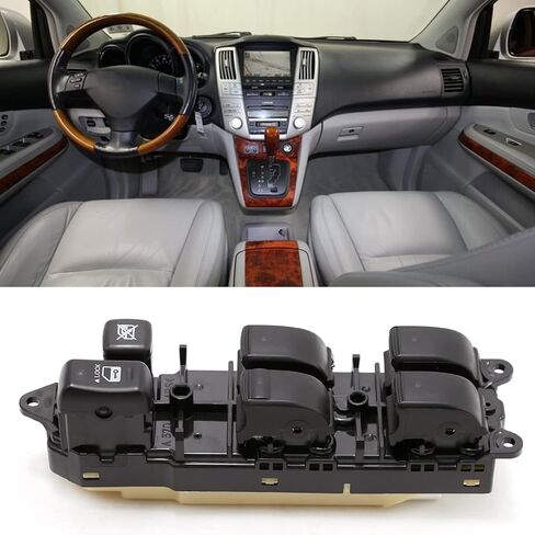 Driver Side Power Window Switch Replacement for Lexus RX330 03-06 RX350 07-09 RX400h 06-08 Replace 84040-48140 in Saudi Arabia