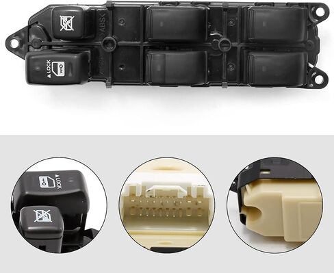 Driver Side Power Window Switch Replacement for Lexus RX330 03-06 RX350 07-09 RX400h 06-08 Replace 84040-48140 in Saudi Arabia