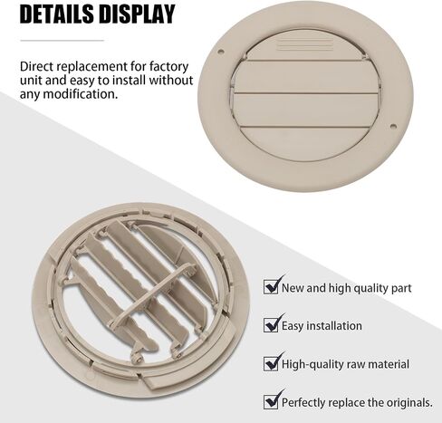 Roof Headliner AC Heater Air Vent for Lincoln Navigator 2011-2017, Expedition 2009-2014, 2018-2019, Taurus X - Part Number 9L1Z-19893-AG in Saudi Arabia