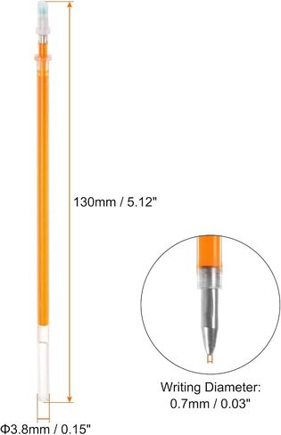 HARFINGTON Auto Disappearing Ink Pen Refills 100pcs 0.5mm Fabric Marker Pen Refill Magic Disappearing Ink Patchwork Marking Pens for Tailors Quilting Sewing Dressmaking, Red in Saudi Arabia