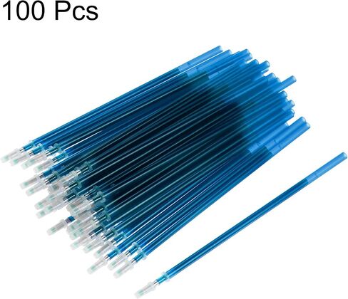 HARFINGTON Auto Disappearing Ink Pen Refills 100pcs 0.5mm Fabric Marker Pen Refill Magic Disappearing Ink Patchwork Marking Pens for Tailors Quilting Sewing Dressmaking, Red in Saudi Arabia