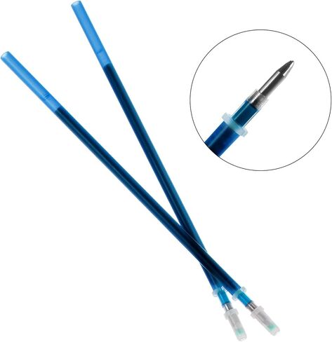 HARFINGTON Auto Disappearing Ink Pen Refills 100pcs 0.5mm Fabric Marker Pen Refill Magic Disappearing Ink Patchwork Marking Pens for Tailors Quilting Sewing Dressmaking, Red in Saudi Arabia